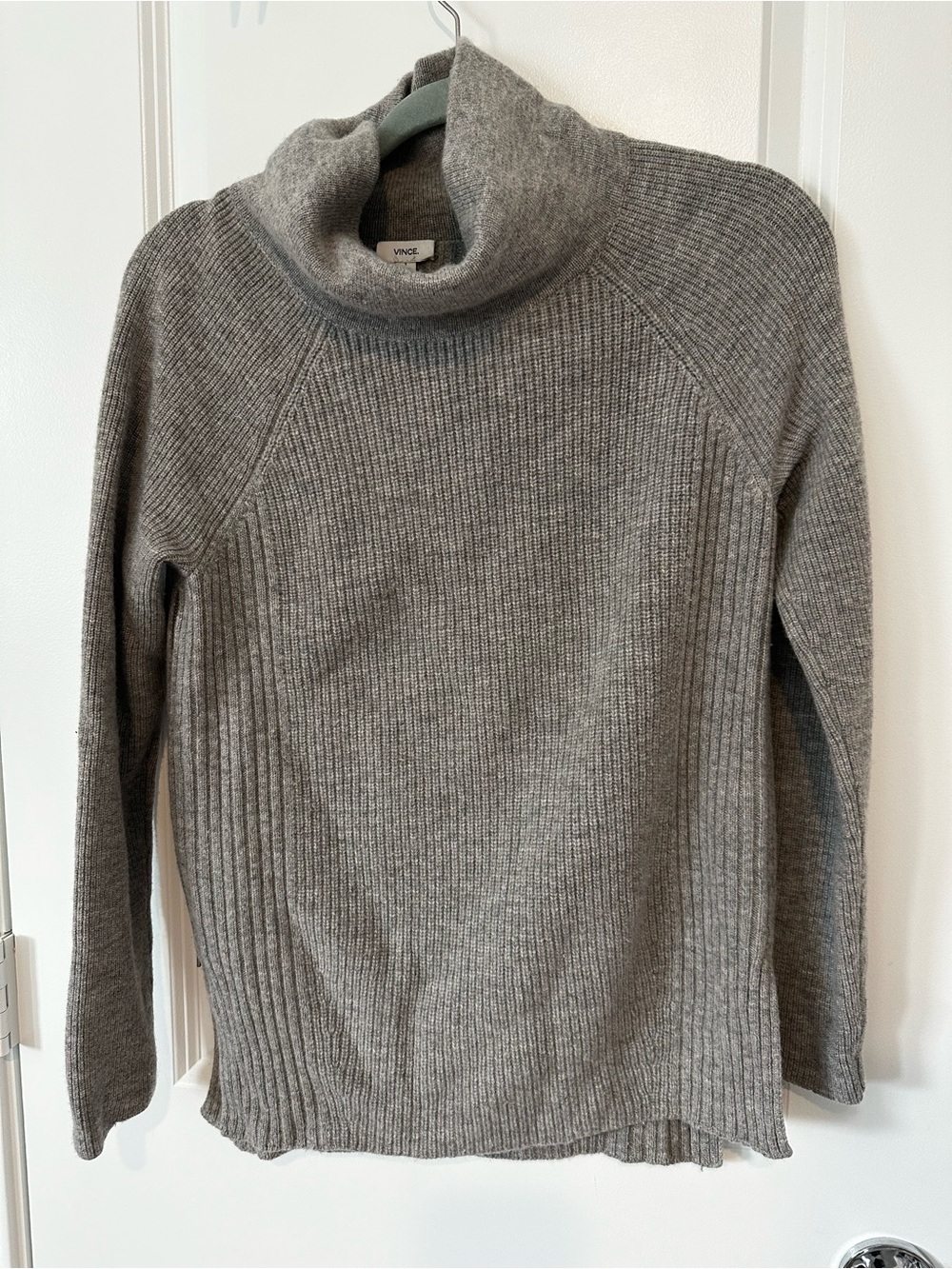 Vince Ribbed Turtle Neck Sweater
